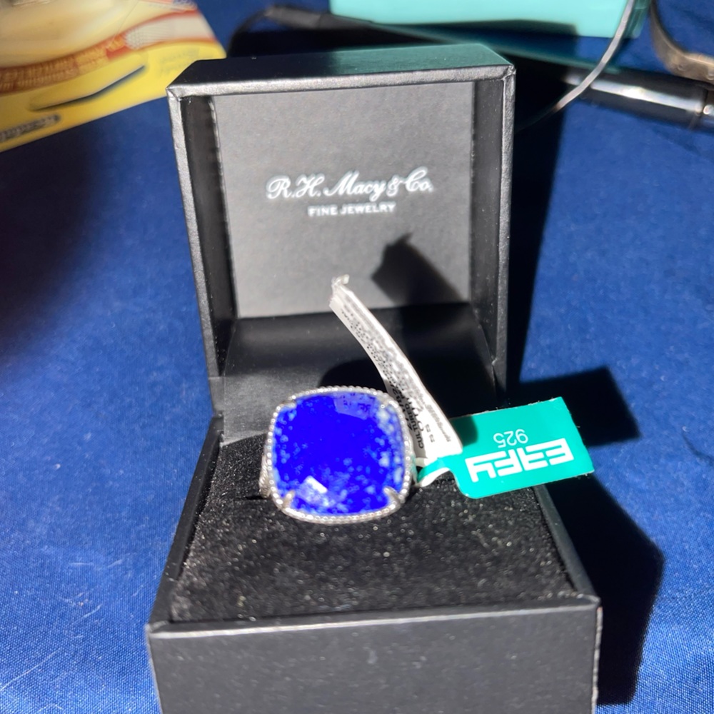 Sterling Silver Effy natural cut stone